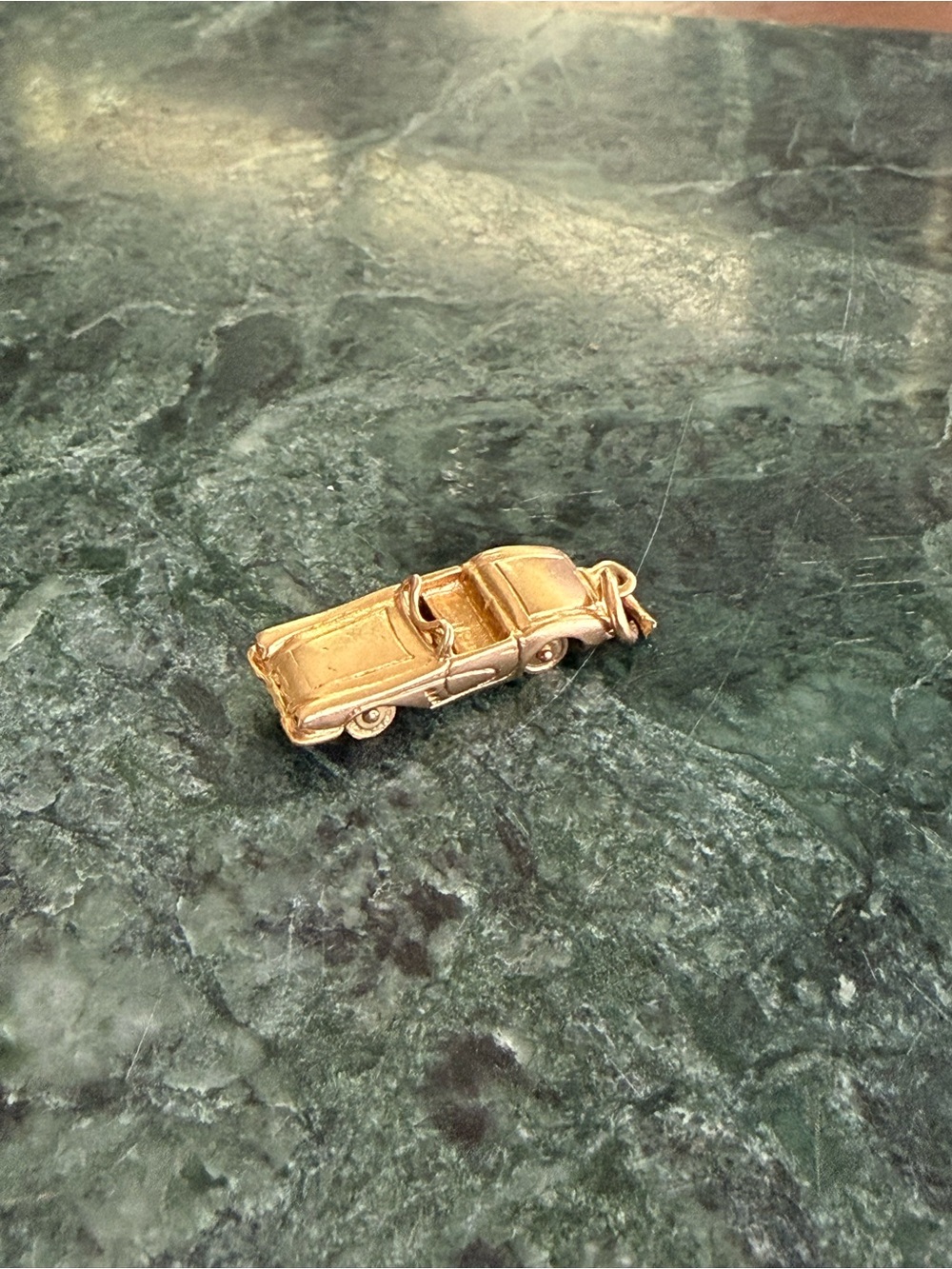Vintage 14 Karat Gold Corvette Charm